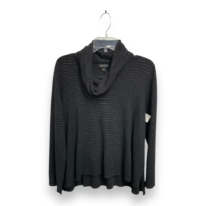 Top Long Sleeve By J. Jill In Black, Size: M