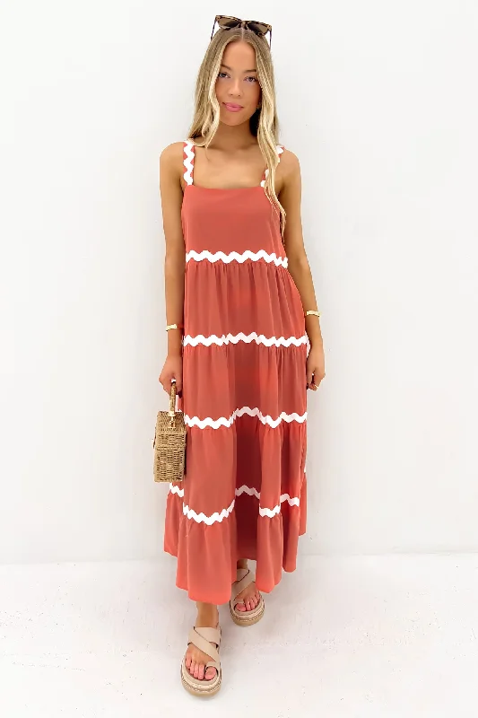 Peggy Midi Dress Watermelon