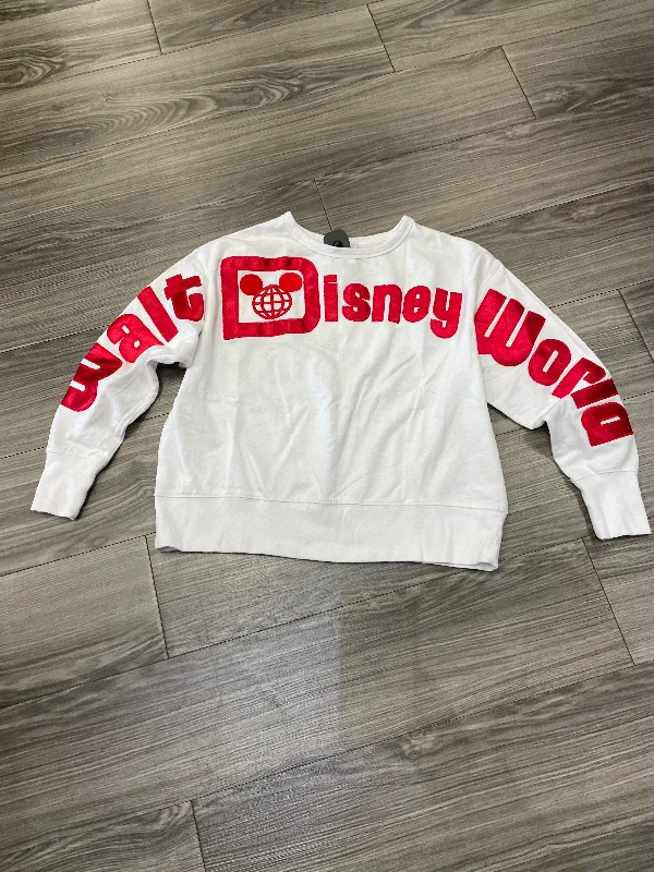 Top Long Sleeve By Disney Store In White, Size: M