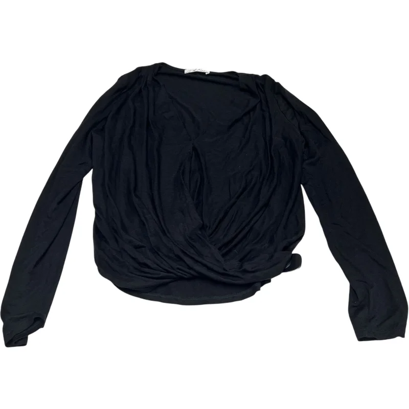 Top Long Sleeve By On The Road In Black, Size: S