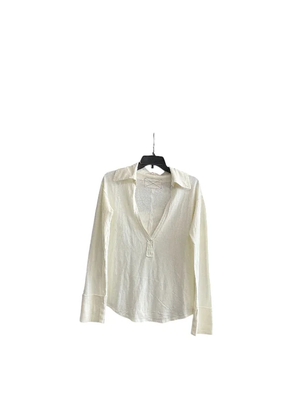 Top Long Sleeve By We The Free In White, Size: Xs