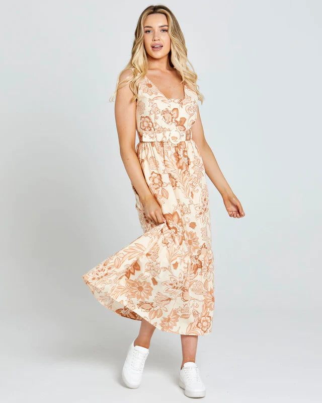 Emelia Sleeveless Midi Dress