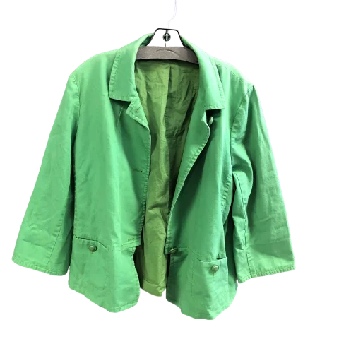 Green Blazer Talbots, Size 18