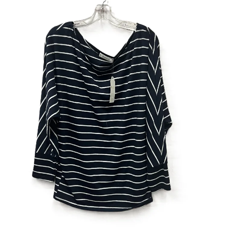 Top Long Sleeve By Kenoce In Blue, Size: M