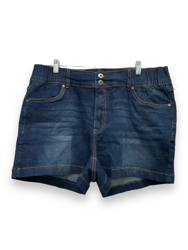 Blue Denim Shorts Clothes Mentor, Size 18