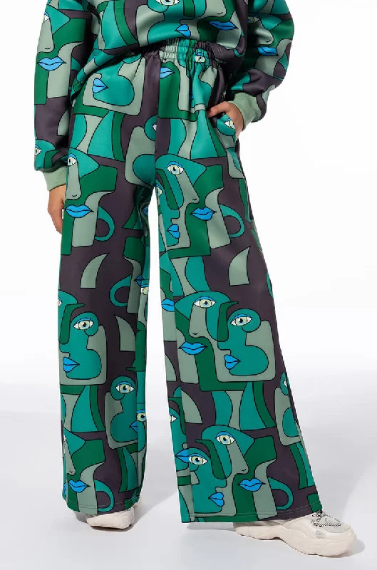 MEDUSA WIDE LEG SCUBA SWEATPANTS