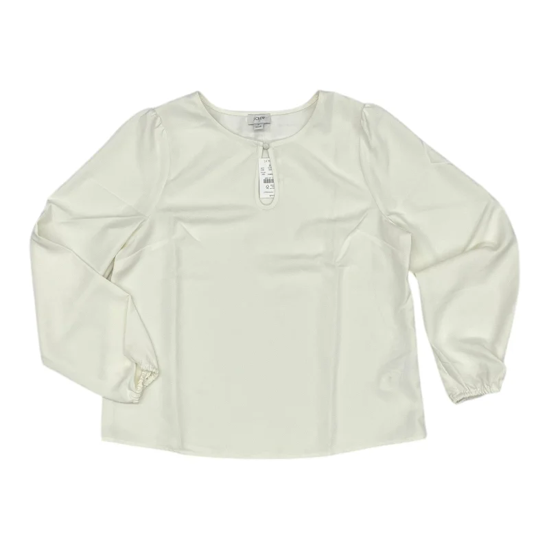 Blouse Ls By J. Crew In Cream, Size:S