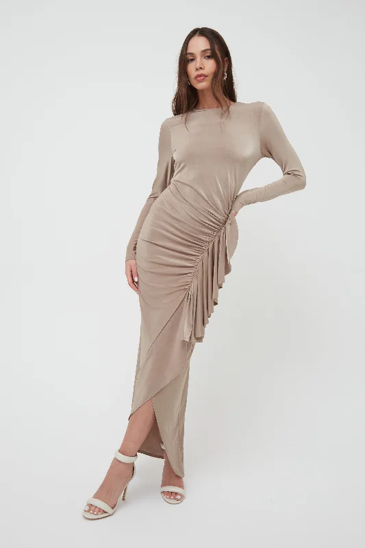 PREMIUM FRILL MAXI DRESS