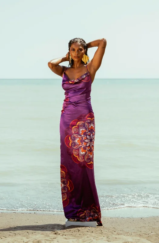 ENANG PURPLE MAXI DRESS