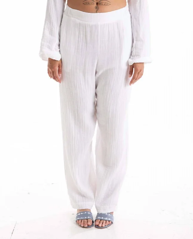 Demsey Pant In White