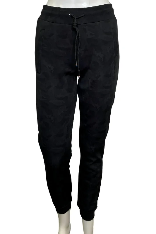 Joggers In Black Camo