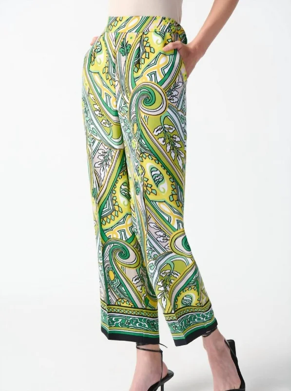 Paisley Print Pant In Van Multi