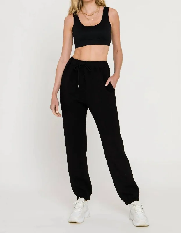 Scuba Joggers In Black