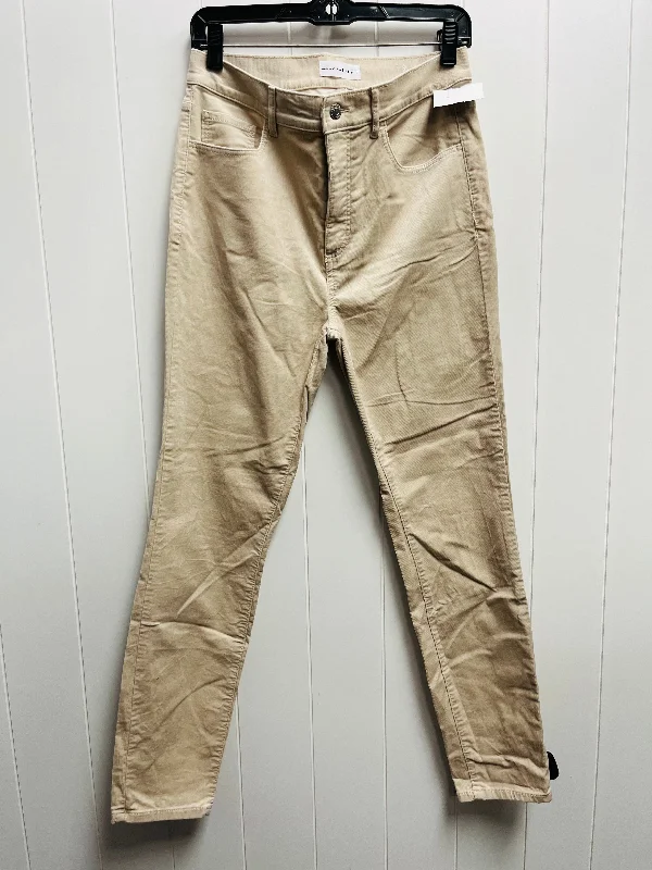 Tan Pants Corduroy Loft, Size 6