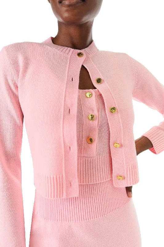 Cropped Long Sleeve Cardigan