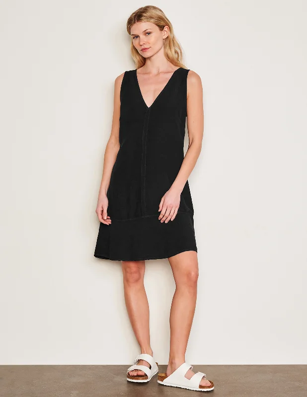 Sundry Short Shift Dress in Black