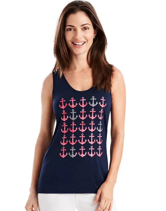 Hanes Women`s Graphic Voop Tank