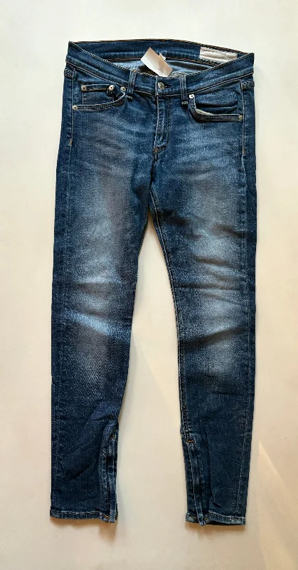 Jeans Straight By Rag & Bones Jeans In Blue, Size: 6