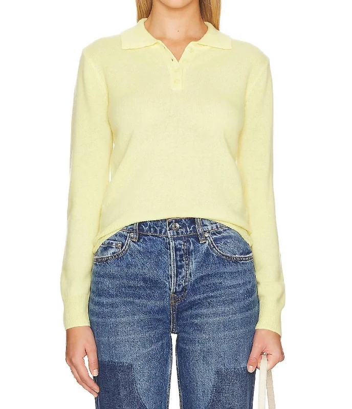 Pina Polo Sweater In Butter