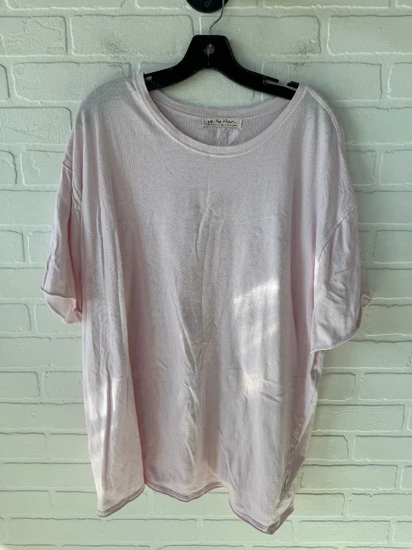 Top Short Sleeve By We The Free In Pink, Size: Xl