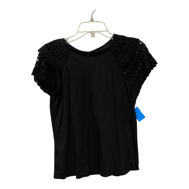 Top Ss By Loft In Black, Size:Xs